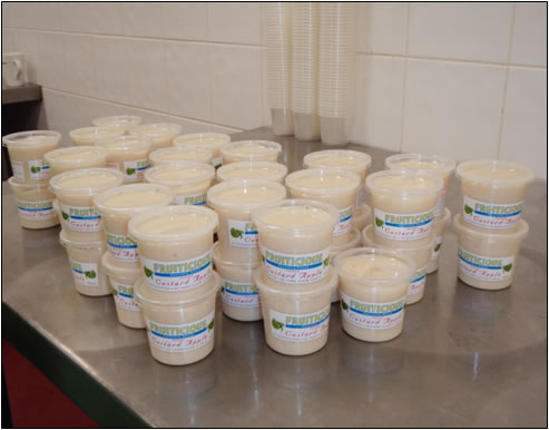 Figure 10. Processed custard apple puree which could be developed into a health product.